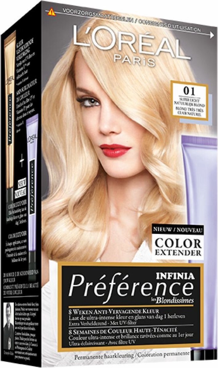 L'Oréal Preference Haarkleuring Ultra Platinum - Platinum Blond - Ontkleuring