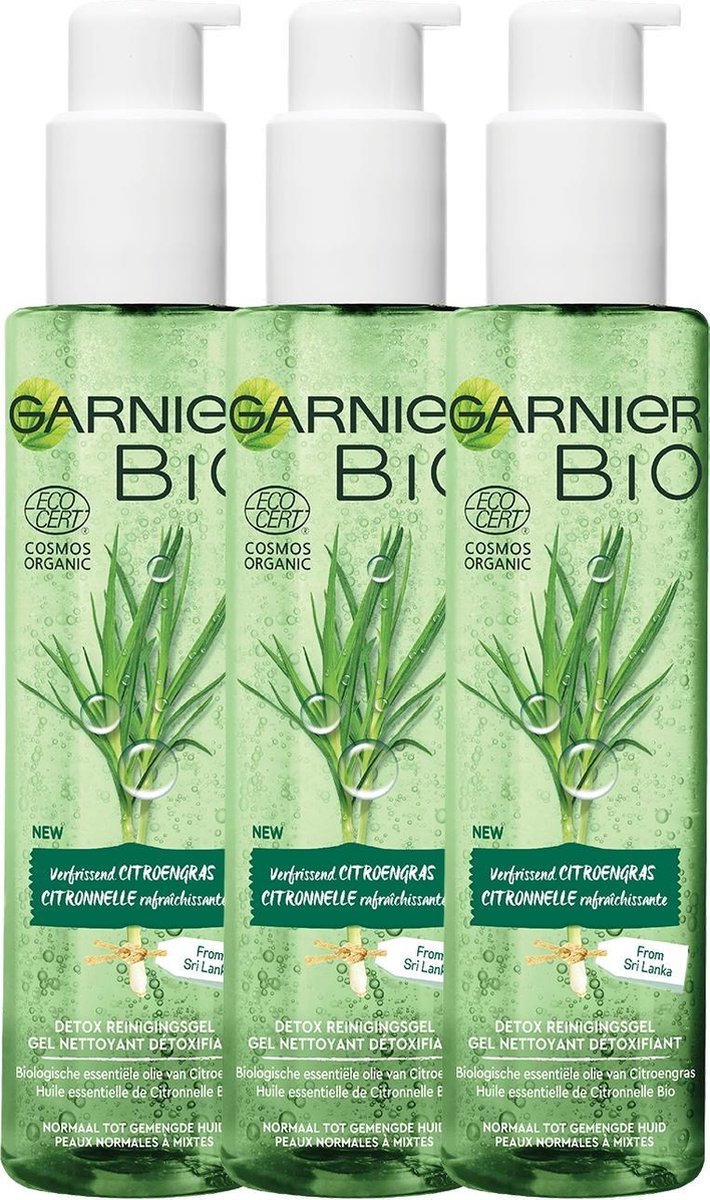 Garnier Bio Detox Reinigingsgel - Normale tot gemengde huid - 150 ml