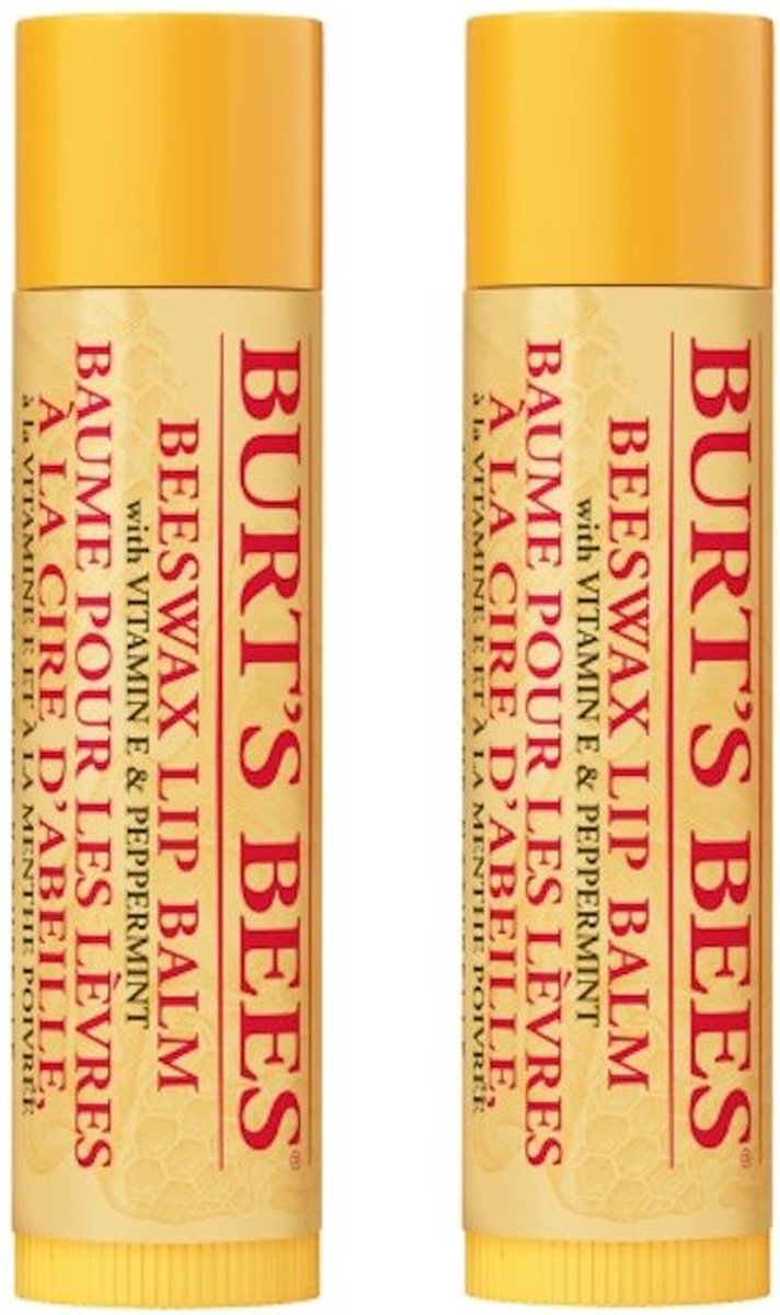 BURT'S BEES - Lip Balm Beeswax - 2 Pak