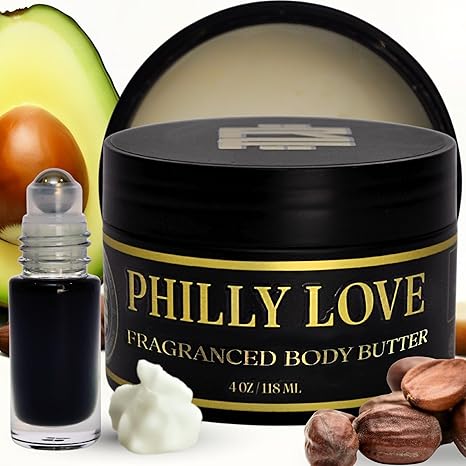 Cologne Body Butter for Men & Philly Love Sensual Scent Roller
