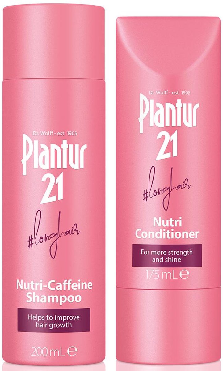 Plantur 21 #longhair Shampoo en Conditioner Set voor Lang en Glanzend Haar | Verbetert de Haargroei en Herstelt Gestresst Haar