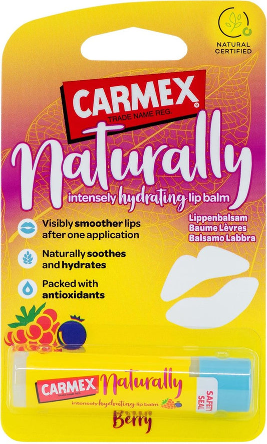 CARMEX NATURALLY STICK BERRY lipbalsem Vrouwen