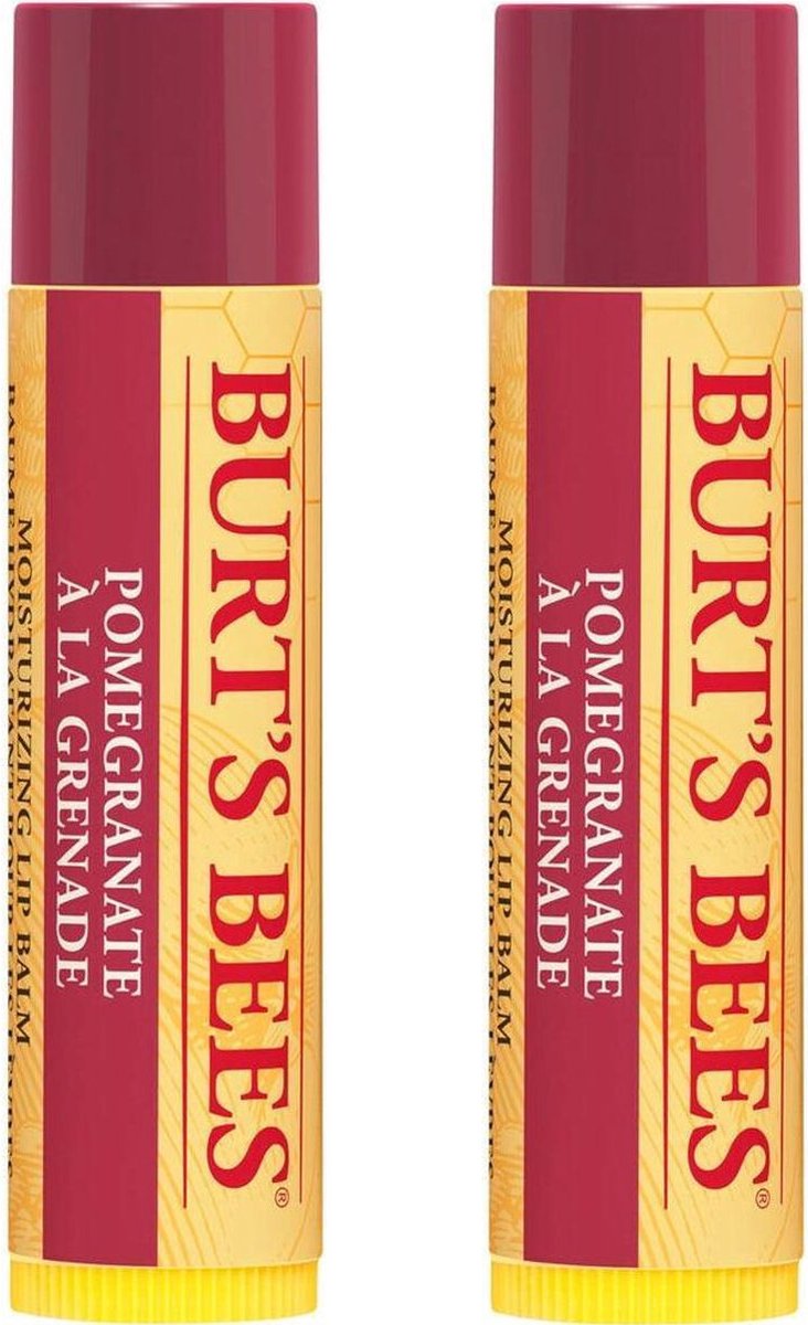 Burt's Bees - Lippenbalsem Pomegranate - 2 pak