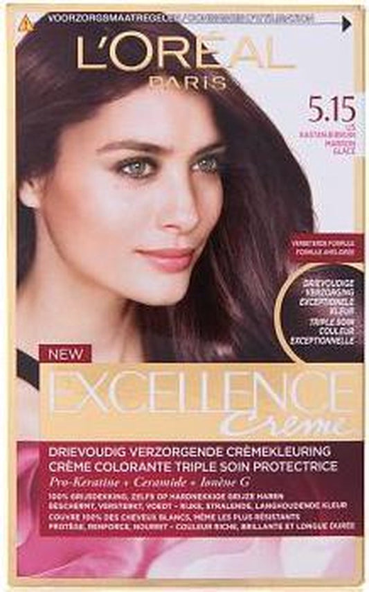 L'Oreal Excellence Haarverf - 5.15 Kastanjebruin