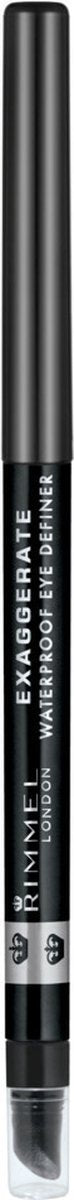 Rimmel - Exaggerate Waterproof Eye Definer - Waterproof eyeliner 0.28 g 250 Emerald Sparkle -