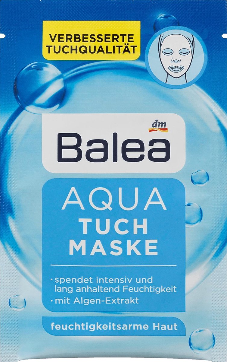DM Balea Gezichtsmaskers verzorging | Doekmaskers | Tuch Maske | Tuch maske AQUA