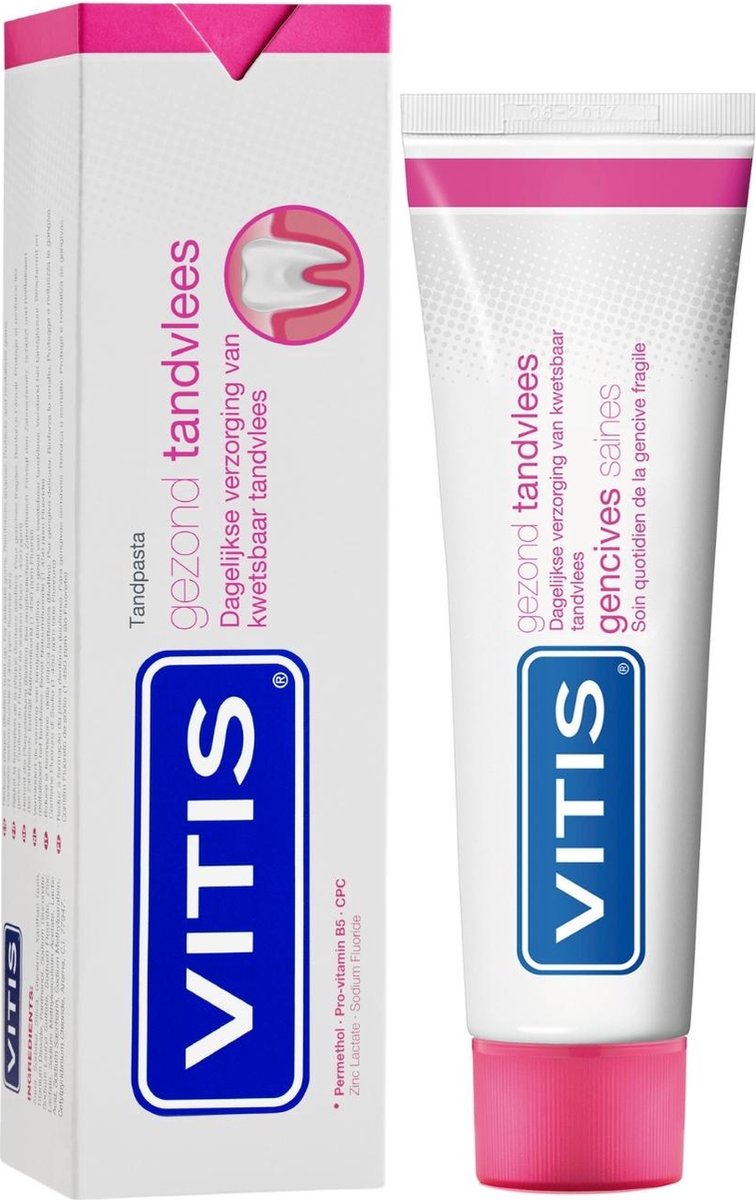 Vitis tandpasta gezond tandvl 75 ml