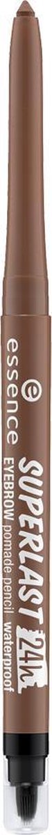 Essence cosmetics Wenkbrauwpotlood superlast 24h eyebrow pomade pencil waterproof brown (20)