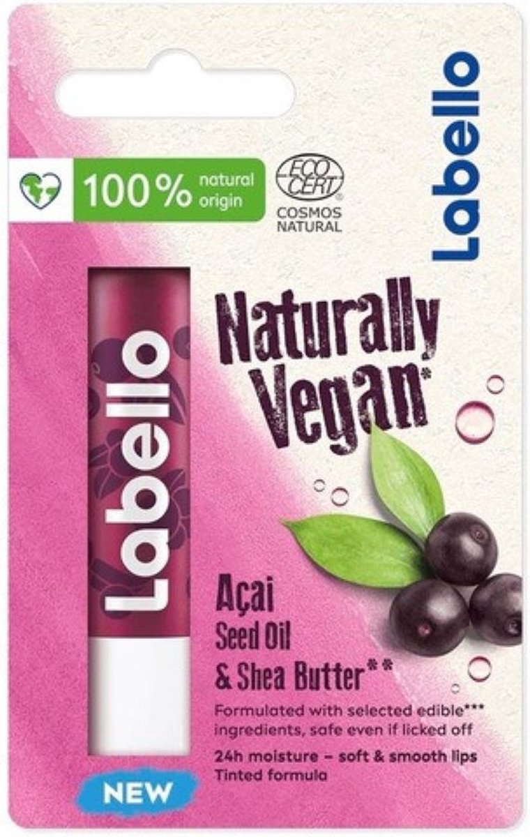 Labello Vegan Naturally Hennepzaadolie Lippenbalsem