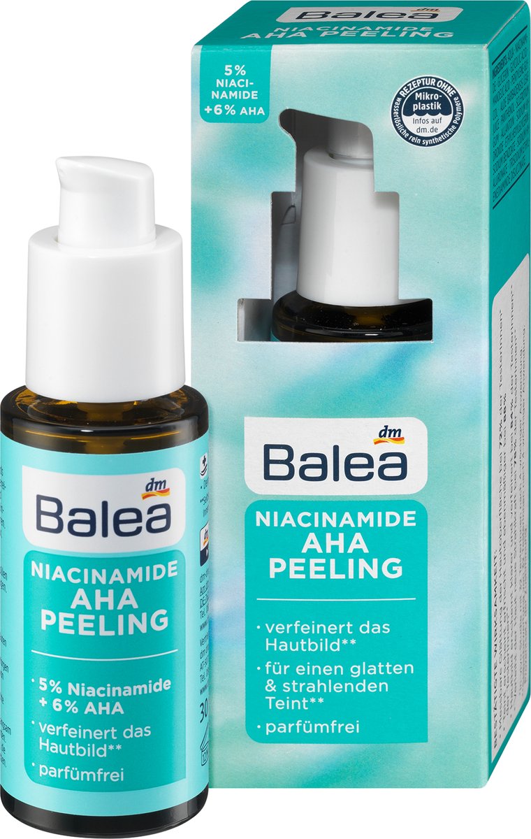 Balea Niacinamide AHA Peeling, 30 ml