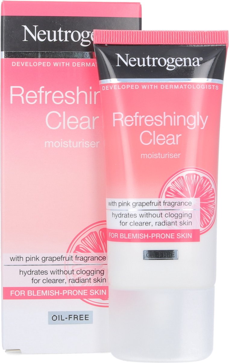 Neutrogena Refreshingly Clear Oil-Free Moisturizer - Pink Grapefruit