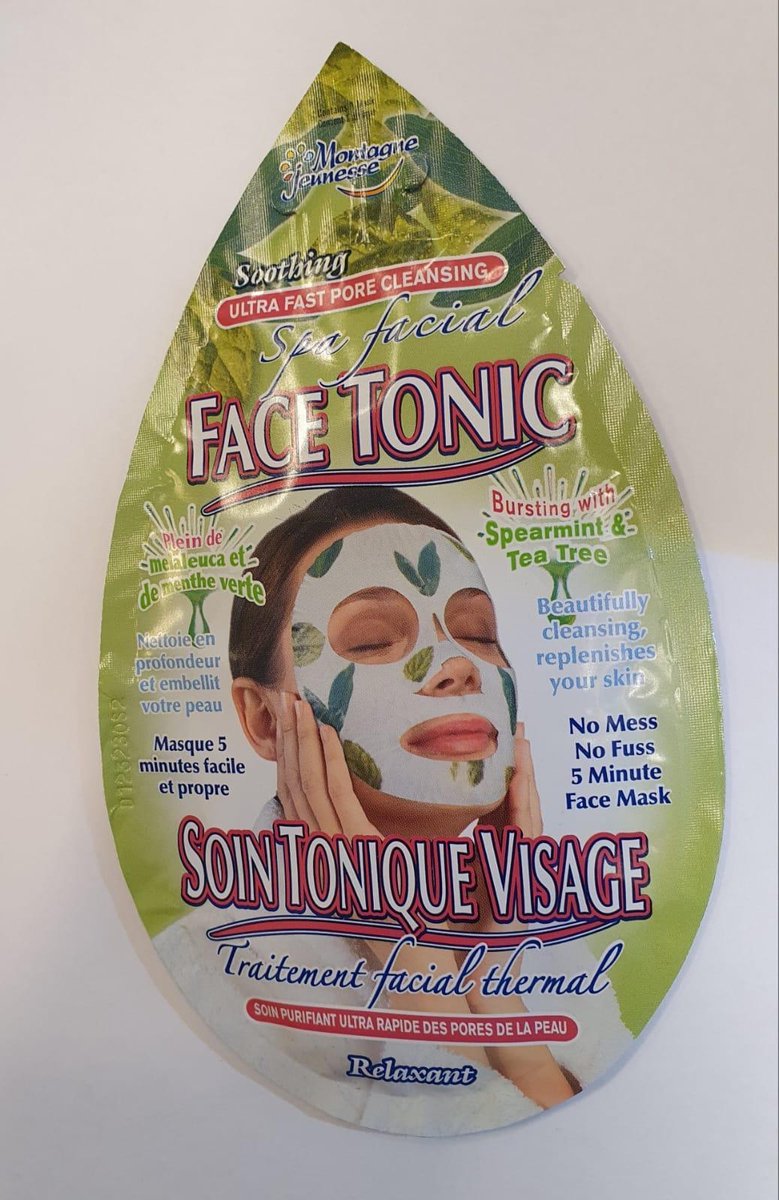 FACE TONIC - Montagne Jeunesse - Gezichtsmasker -3X