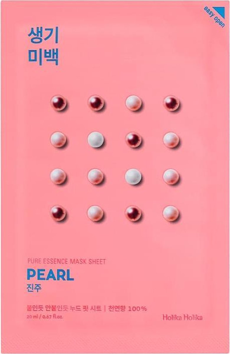 Holika Holika Pure Essence Mask Sheet Pearl - gezichtsmasker - 20 ml