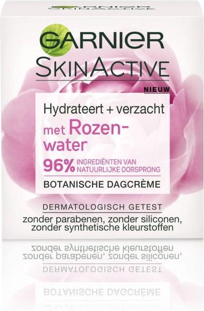 Garnier SkinActive Botanische Dagcrème Rozenwater - 50 ml - Droge en Gevoelige Huid