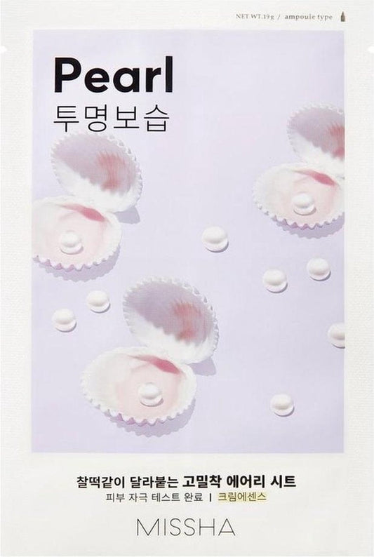 Missha Airy Fit Sheet Mask Pearl 19g (Set van 10 stuks)