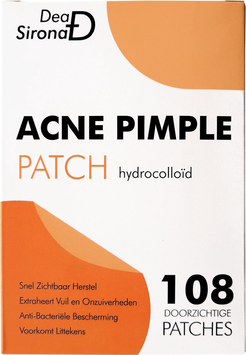 Dea Sirona Pimple Patch - Acne Patch - Puisten Verwijderaar - Puisten Pleister - Acne Pleister - Acne Sticker - Puistjes Verwijderen - 108 stuks