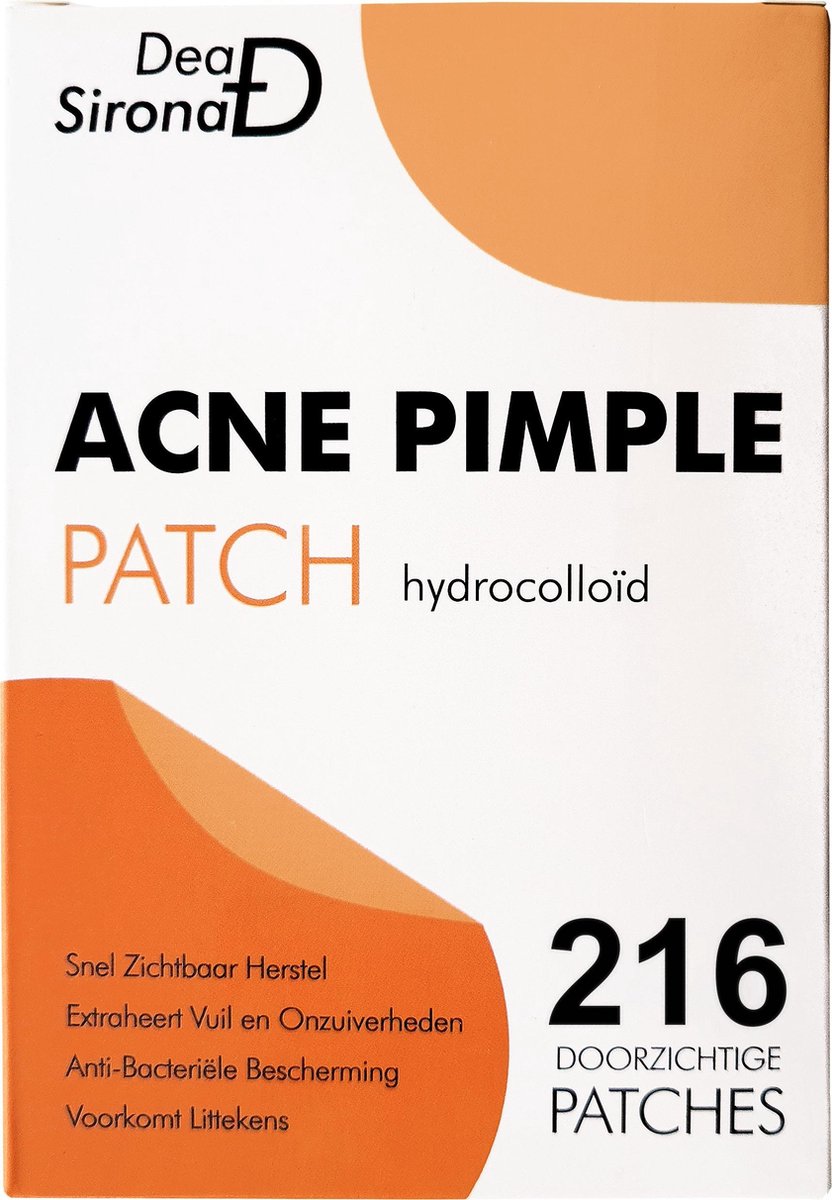 Dea Sirona Pimple Patch - Acne Patch - Puisten Verwijderaar - Puisten Pleister - Acne Pleister - Acne Sticker - Puistjes Verwijderen - 216 stuks
