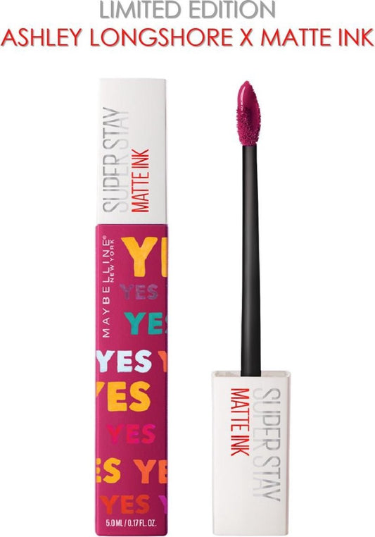Maybelline Superstay Langhoudende Lippenstift - Matte Ink x Ashley Longshore - 120 Artist - Roze - Limited Edition