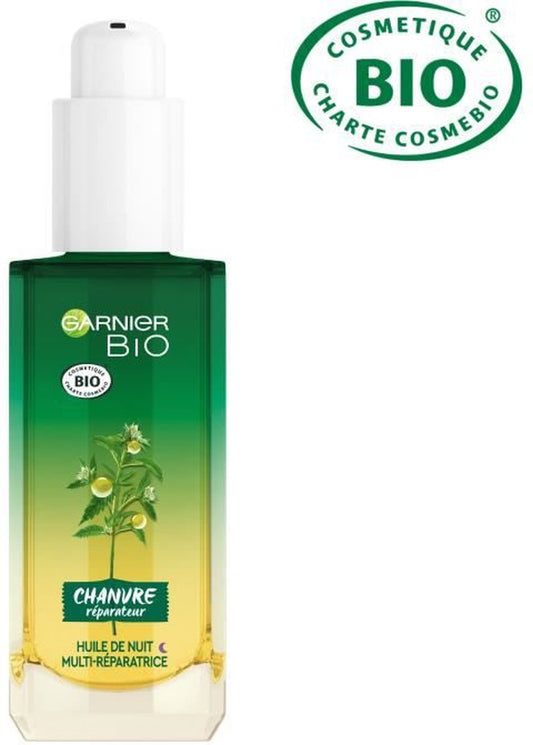 GARNIER Multi-repair nachtolie Biologische hennepzaadolie + Vitamine E