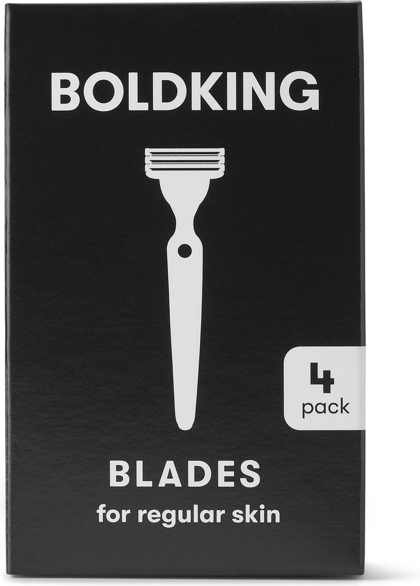 Boldking The Refill Blades 4x - scheermesjes voor gevoelige huid