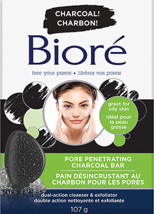 Bioré Pore Penetrating Charcoal Bar 107g