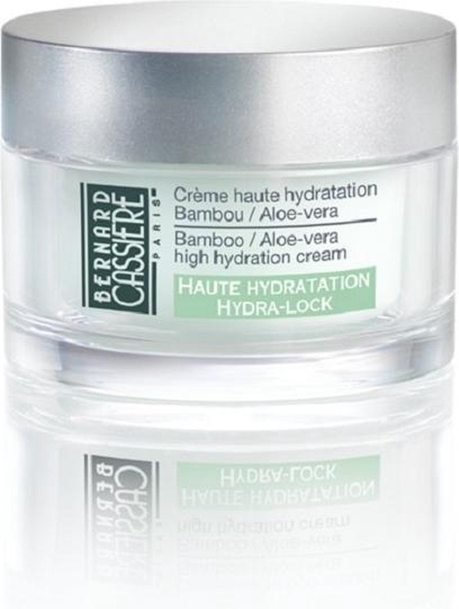 Bernard Cassiere creme haute hydration. Dag en nachtcreme. Sterk  Hydraterend voor 24 uur. Met bamboe en aloe vera.