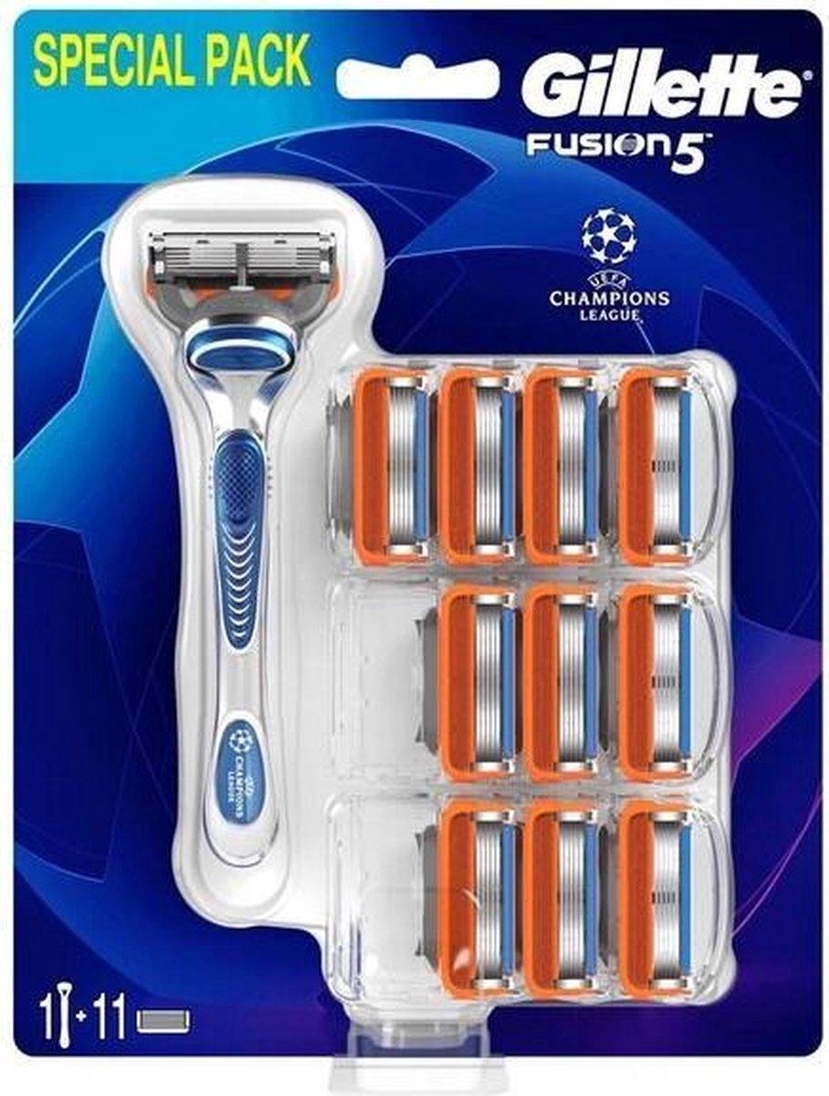 Gillette Fusion 5 scheersysteem - scheermes + 10 navulmesjes