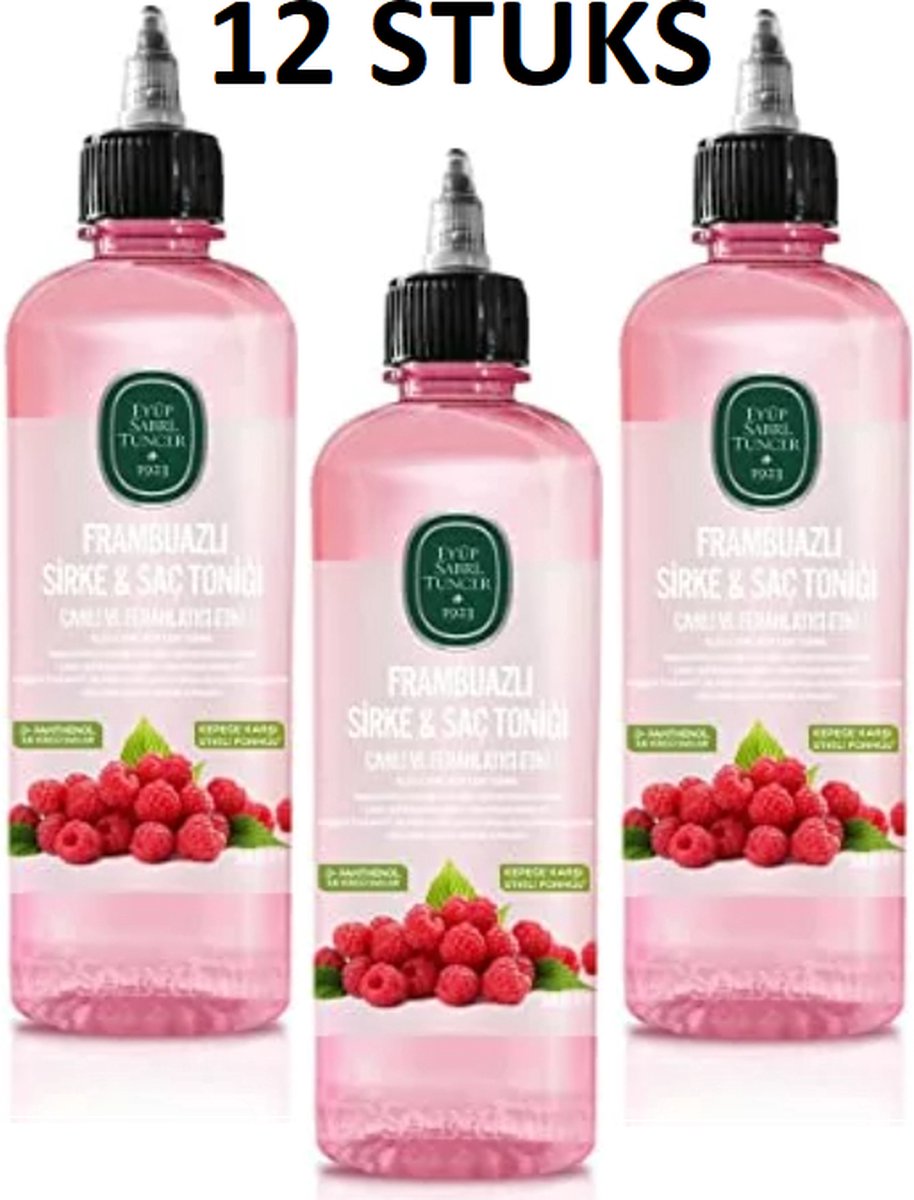 Eyup Sabri Tuncer - Haartonic - Framboosazijn - 12X500ml