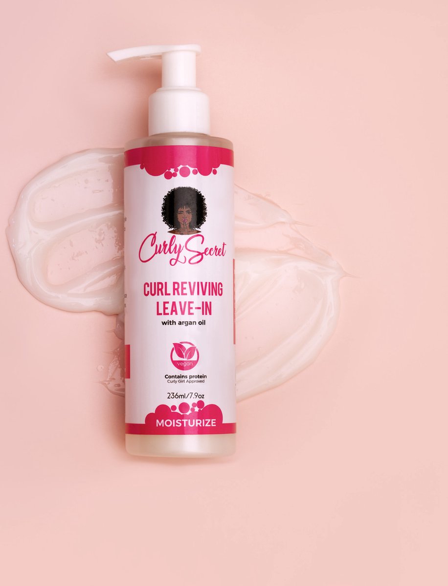 Curly Secret - Haarcrème - Curl Reviving Leave-in - Krullen - CG Methode - krullend haar
