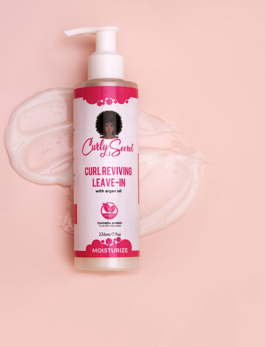 Curly Secret - Haarcrème - Curl Reviving Leave-in - Krullen - CG Methode - krullend haar