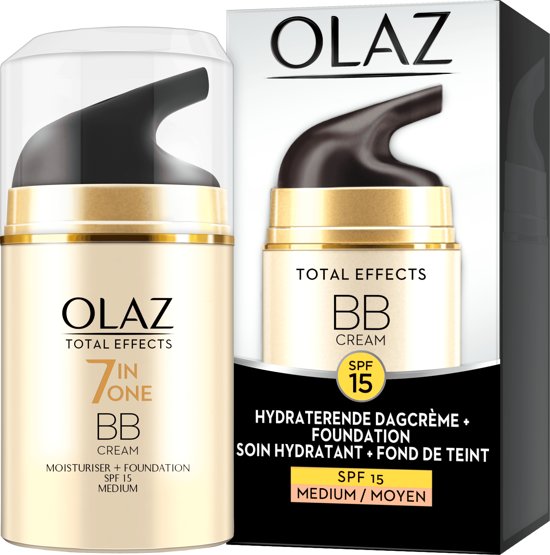 Olaz Total Effects 7in1 BB Crème Medium Huidtint SPF15 - 50ml - Dagcrème