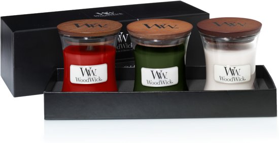 Woodwick Luxe Geurkaarsen Cadeauset Winter