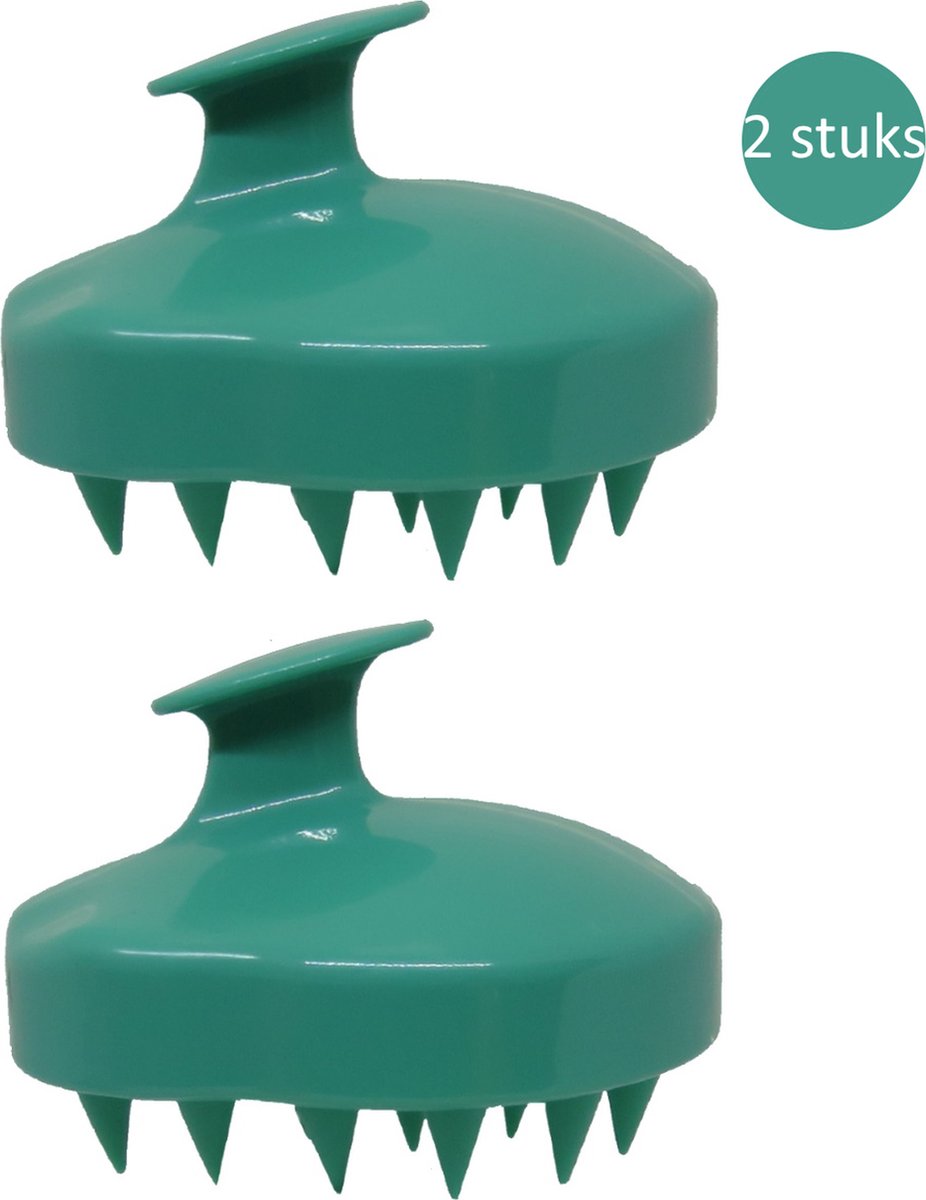 B&P – Anti roos borstel – 2 stuks - Anti roos borstel - scalp massager – hoofdhuid massage borstel – shampoo brush – tegen haaruitval – stimulatie haargroei