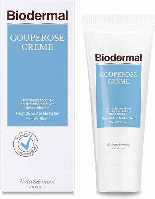 Biodermal Couperose Dagcrème -  Voorkomt zichtbaarheid rosacea - 30ml