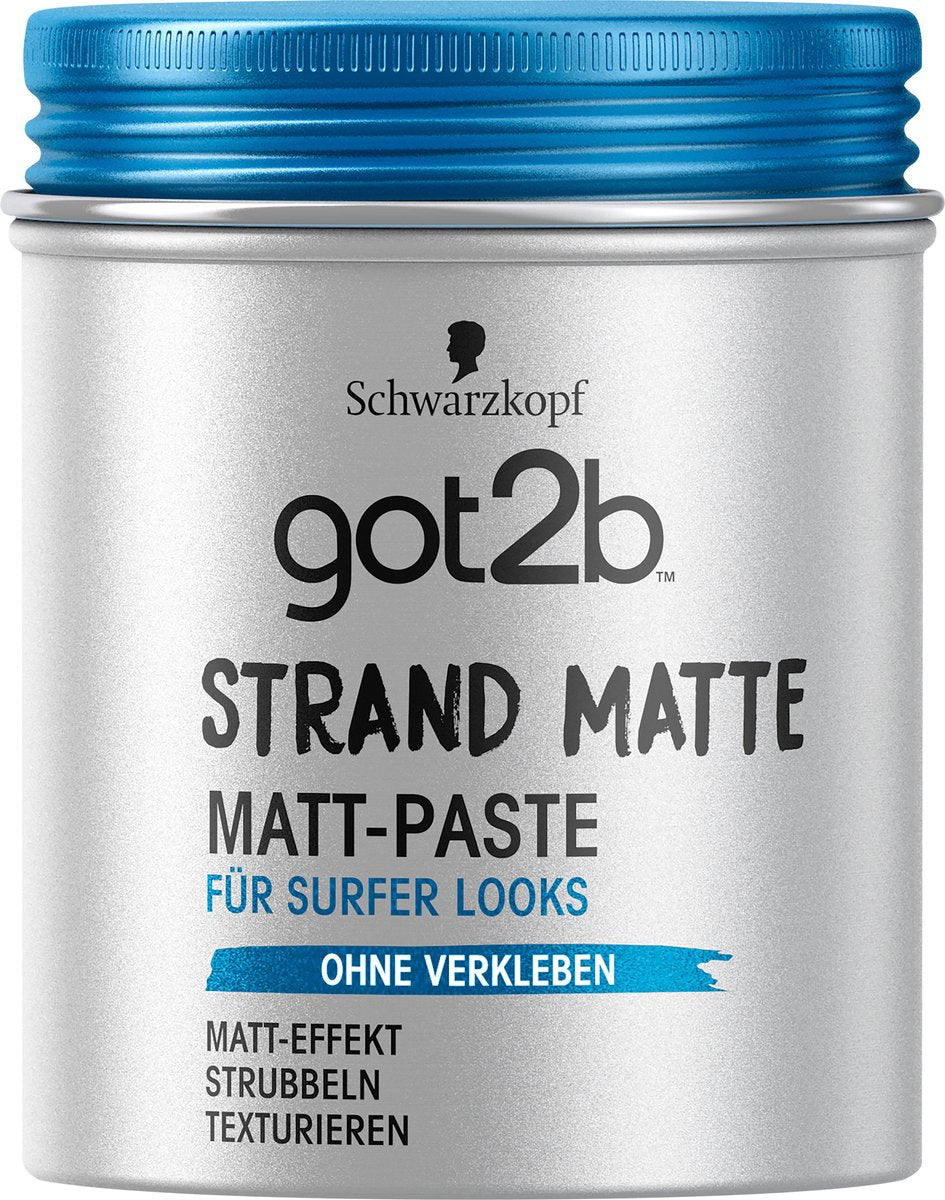 Schwarzkopf got2b Matt Paste strandmat, 100 ml