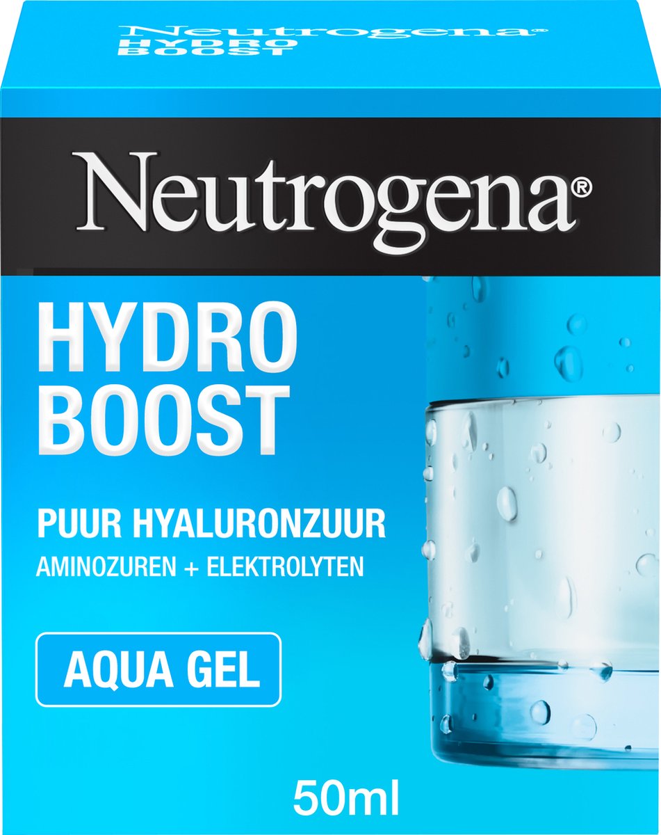 Neutrogena Hydro Boost Aqua Gel, vochtinbrengende gel, normale en gemengde huid, olievrij, 50 ml