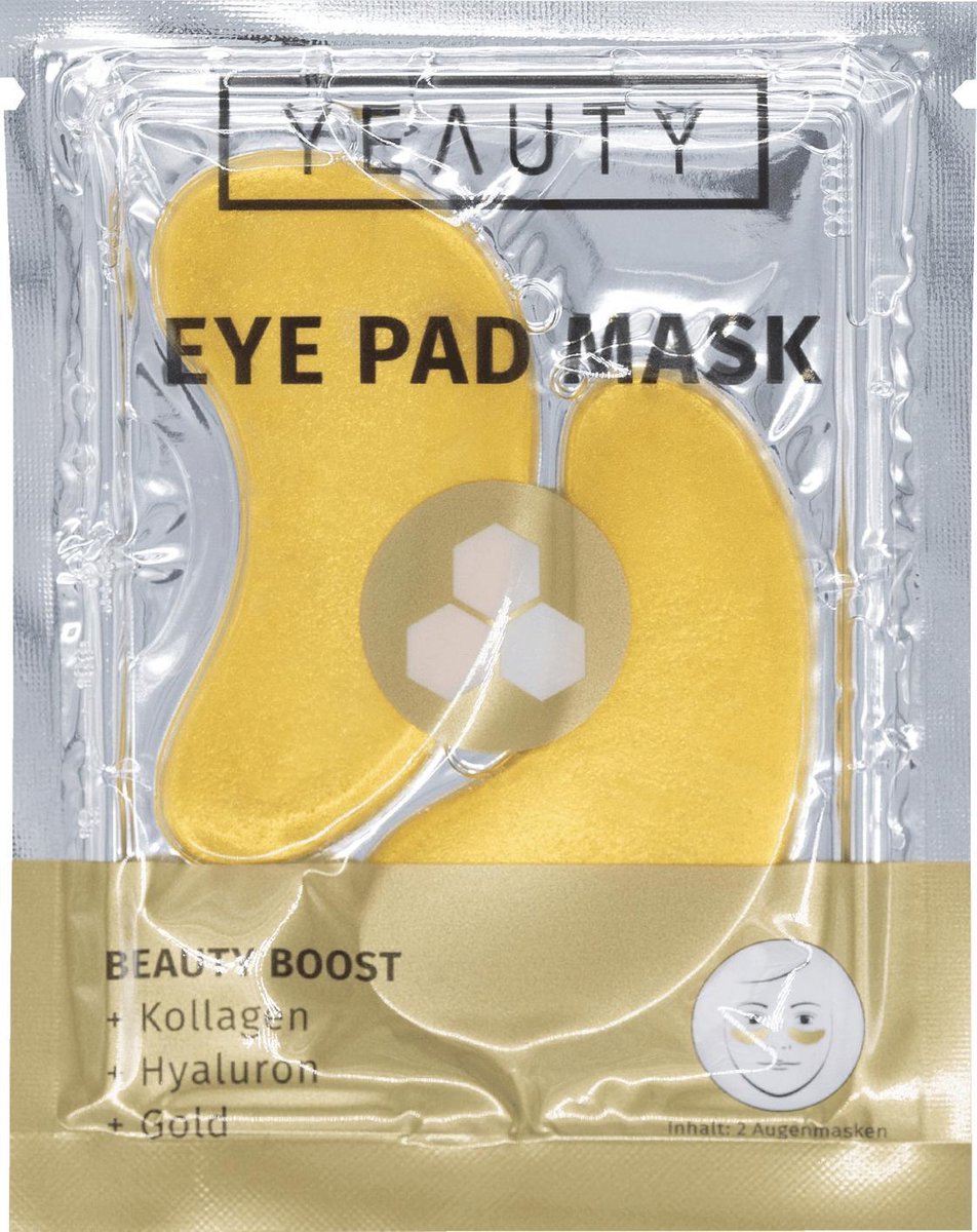 YEAUTY Beauty Boost Eye Pad Mask - Oorgpads - Tissue Oogmasker - Oogkussentjes met Collageen, hyaluron en magische struik  (1 paar)