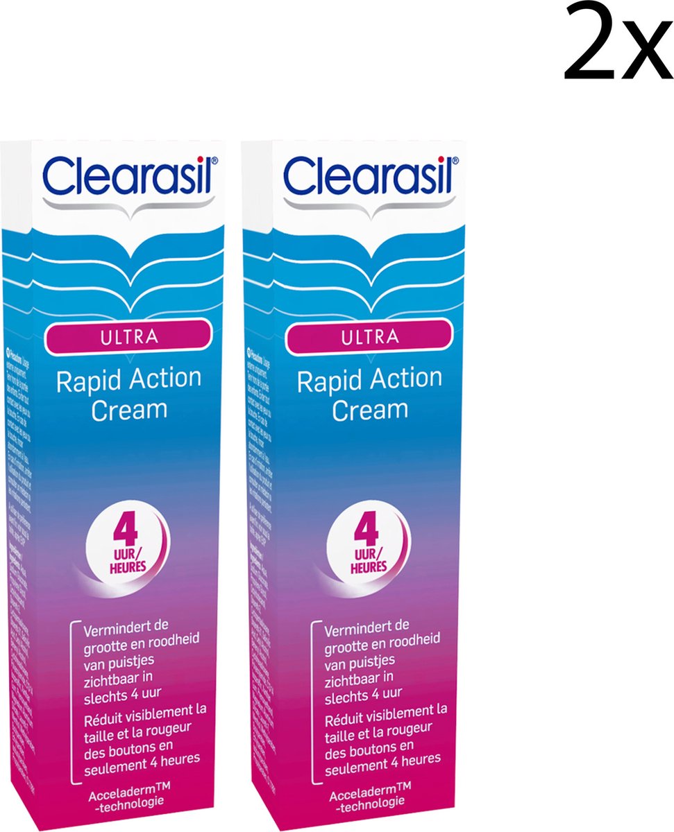 Clearasil Behandelingscreme Ultra Rapid Action Cream 15ml x5