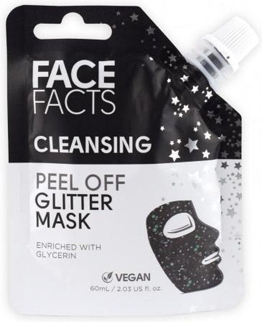 Face Facts Glitter Peel off Mask - Cleansing (Black)