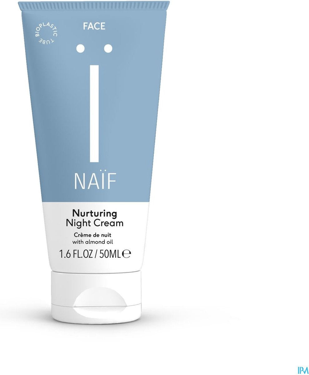 Naïf - Voedende Nachtcrème - 50ml - Gezichtsverzorging - met Natuurlijke Ingrediënten