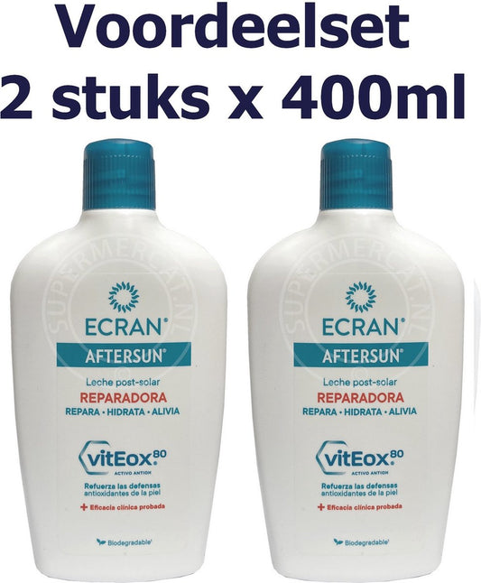 Ecran Aftersun uit Spanje - Voordeelset 2 x 400ml