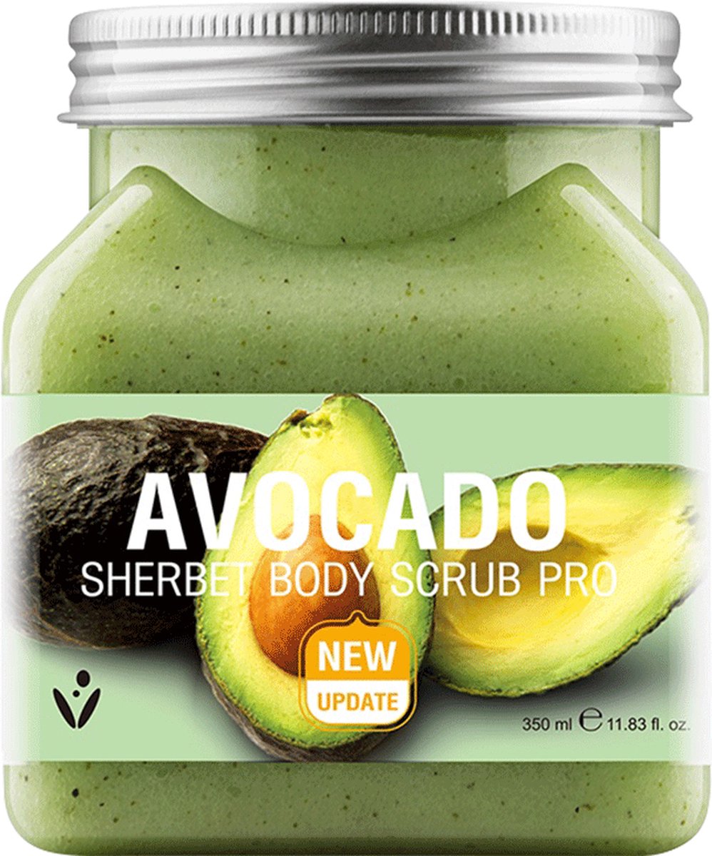 Scentio Avocado Body Scrub - Body creme - Bodyscrub - Scrub - Scrubzout - Scrub gezicht