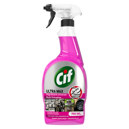 Cif Ultra Max Degreasing Spray Pink