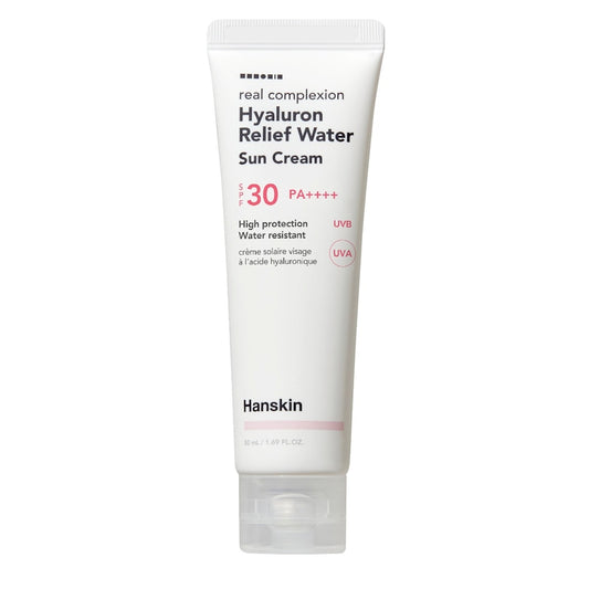 Hanskin Hyaluron relief water sun cream
