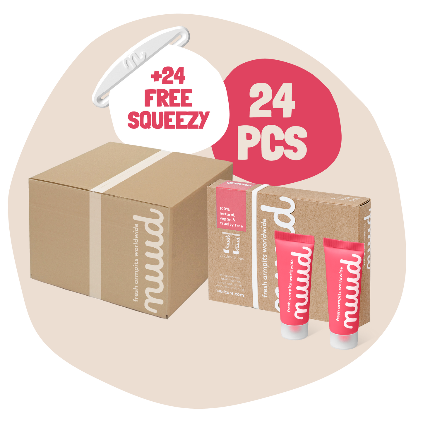 24 Smarter Pack Red + 24 Squeezy gratis