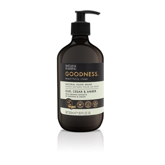 Baylis and Harding Goodness Hand Wash Oud, Cedar & Amber Hand Soap