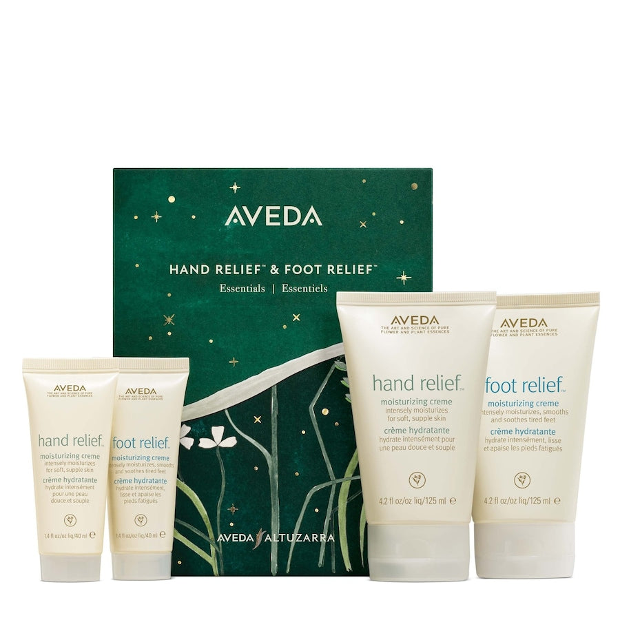 Aveda Holiday Collection hand relief:tm: and foot relief:tm: home and travel essentials gift set