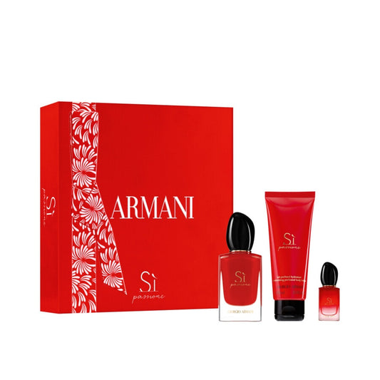Giorgio Armani Passione EdP 50ml + Miniatuur 7ml + Bodylotion 75ml Geurset
