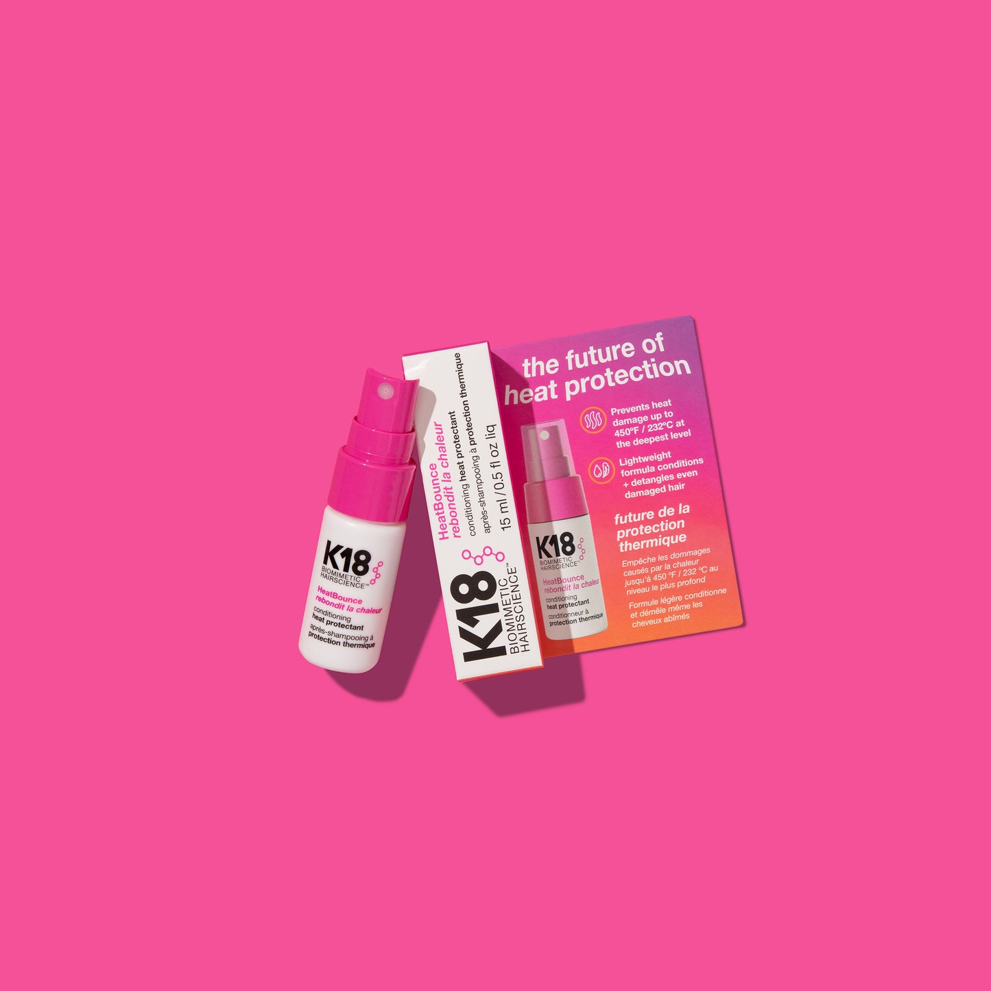 K18 HeatBounce conditionerende hittebeschermingsspray