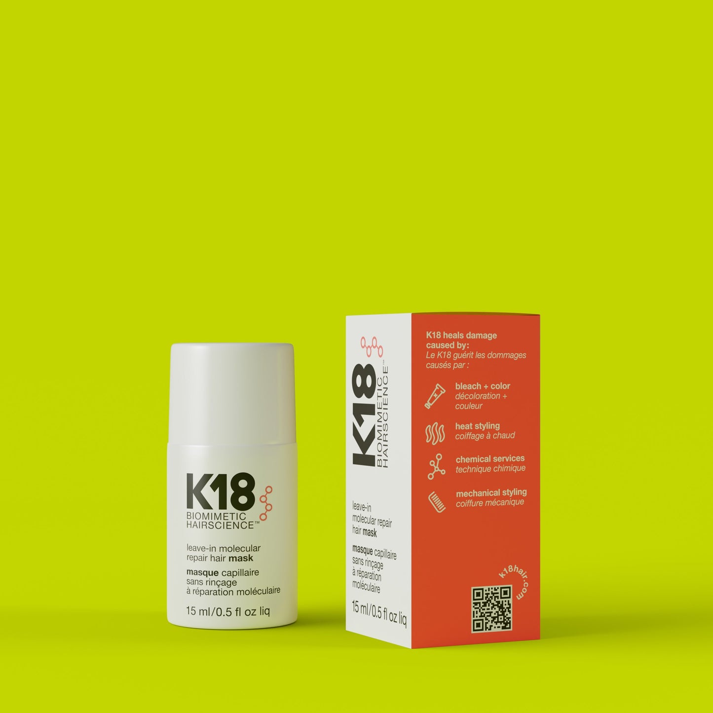 Leave-in molecular repair hair mask